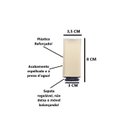 Ver imagem 3 de 6 Pés Armário Cozinha Gabinete Regulável Bart P Cromado