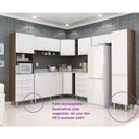 Ver imagem 5 de 6 Pés Armário Cozinha Gabinete Regulável Bart P Cromado