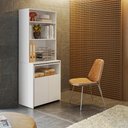 Ver imagem 2 de Mesa Escrivaninha Multifunção Office Multi Kits Paraná Cor:branco