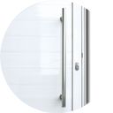 Ver imagem 2 de Porta de Alumínio Lambri 210x80cm com Puxador Super Brimak Abertura Direita