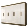 Guarda Roupa Casal Mariah 8 Portas Boreal/off White - Móveis Arapongas Boreal/off White - 2