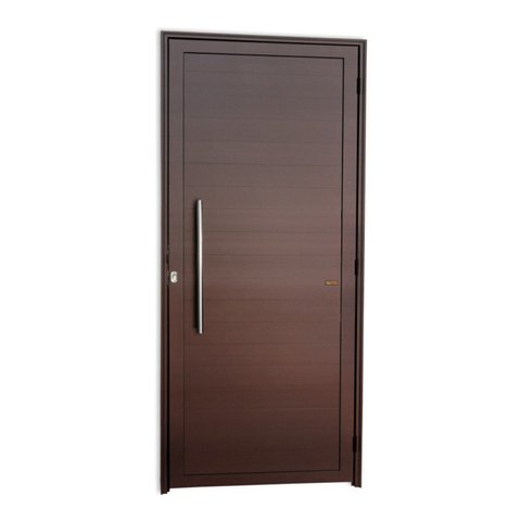 Porta Lambril com Puxador Super 25 210cm x 80cm Brimak Abertura Esquerda Corten