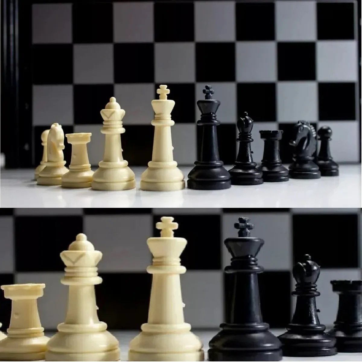Jogo tabuleiro xadrez com imas profissional