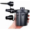Bomba de Ar Elétrica Encher Colchão Boia Piscina Bomba Pneumática Inflador 12v com Bicos Preto - 6