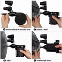 Ver imagem 3 de Bomba de Ar Elétrica Encher Colchão Boia Piscina Bomba Pneumática Inflador 12v com Bicos Preto