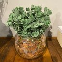Ver imagem 2 de Arranjo Centro de Mesa Verdinho Eucalipto Artificial Completo