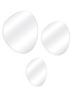 Ver imagem 1 de Kit Espelho Decorativo Orgânico Lapidado 52x38cm, 66x52cm e 100x70cm