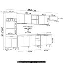 Ver imagem 4 de Armário de Cozinha CP06 para Pia 150cm Pérola Z34 Preto - Mpozenato