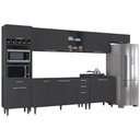 Ver imagem 2 de Armário de Cozinha CP06 para Pia 150cm Pérola Z34 Preto - Mpozenato