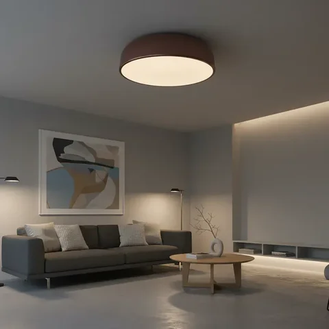 Pendente Luminaria Lustres de Teto Charles Redondo de 40cm Decoração Casa, Sala, Quarto, Cozinha