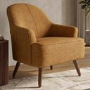 Ver imagem 2 de Poltrona Decorativa Naomi Pes Madeira Linho Color Trend Tca 219 Moll