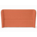 Ver imagem 6 de Cabeceira Cama Casal King Size Livia 195cm Orgânica Curva Bouclê Terracota - Vimont Moveis