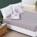 Ver imagem 1 de Jogo Lençol Cama Solteiro 2 Peças Micropercal 200 Fios Avere:lilac