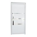 Ver imagem 1 de Porta de Alumínio Lambril 210x100cm com Puxador Evolution Super Brimak