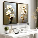 Ver imagem 1 de Quadro de Parede para Sala Quarto Cozinha Moderno Flores