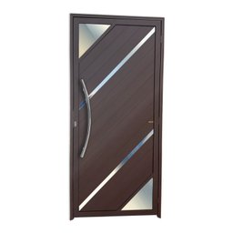 Porta Lambril Oasis com Puxador Super 25 210cm x 100cm Brimak - 1