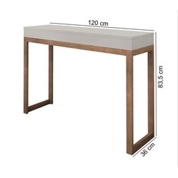 Aparador Mesa Cantinho do Café Decorativo Planalto 120 - Preto - 3