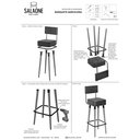 Ver imagem 4 de Kit 4 Banquetas Barcelona Amarula Salaone