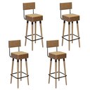 Ver imagem 1 de Kit 4 Banquetas Barcelona Amarula Salaone