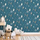 Ver imagem 2 de Papel de Parede Infantil Petit Fogueira Azul L31311
