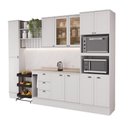 Ver imagem 3 de Cozinha Milla Rose Plus 11 Portas 3 Gavetas MDF 310cm Branco