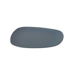 Kit 06 Pratos Plastico Duro Resistente Sobremesa Azul - 3