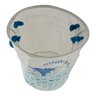 Cesto Organizador De Brinquedos Roupas Lavanderia Multiuso Em Tecido Cesta Dobrável 40x50cm Peixes - 8