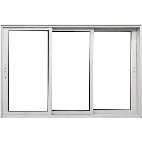 Vitro de Aluminio 3 Folhas Móveis sem Grade Linha Premium:1,00 X 1,20/branco