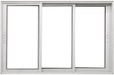 Ver imagem 1 de Vitro de Aluminio 3 Folhas Móveis sem Grade Linha Premium:1,00 X 1,20/branco