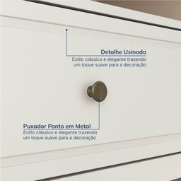 Rack para TV 75 Polegadas 180cm em MDF  Tampo Madeira Maciça Ananda Cabecasa Madeiramadeira - 6