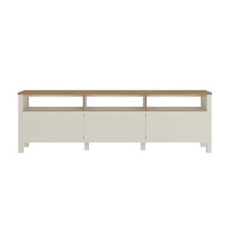 Rack para TV 75 Polegadas 180cm em MDF  Tampo Madeira Maciça Ananda Cabecasa Madeiramadeira - 9