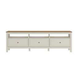 Rack para TV 75 Polegadas 180cm em MDF  Tampo Madeira Maciça Ananda Cabecasa Madeiramadeira - 8