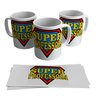 Caneca Super Professora Presente Lembrança Aluno - 1