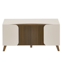 Ver mais imagens de Buffet Elegance 1,60 Metros com 4 Portas Off White/pinho Ripado Off White/pinho