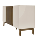 Ver imagem 7 de Buffet Elegance 1,60 Metros com 4 Portas Off White/pinho Ripado Off White/pinho
