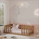 Ver imagem 2 de Cama Montessoriana Infantil Cor Nogueira com Colchão