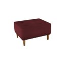 Ver imagem 1 de Puff Decorativo Piva Suede Vinho