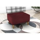 Ver imagem 2 de Puff Decorativo Piva Suede Vinho