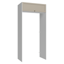 Ver imagem 1 de Porta-Geladeira 103 cm 1 Porta Basculante Branco/Crema Vik Madesa