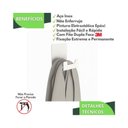 Ver imagem 7 de Gancho Cabide de Parede Branco Adesivo 3m Autocolante F.elg