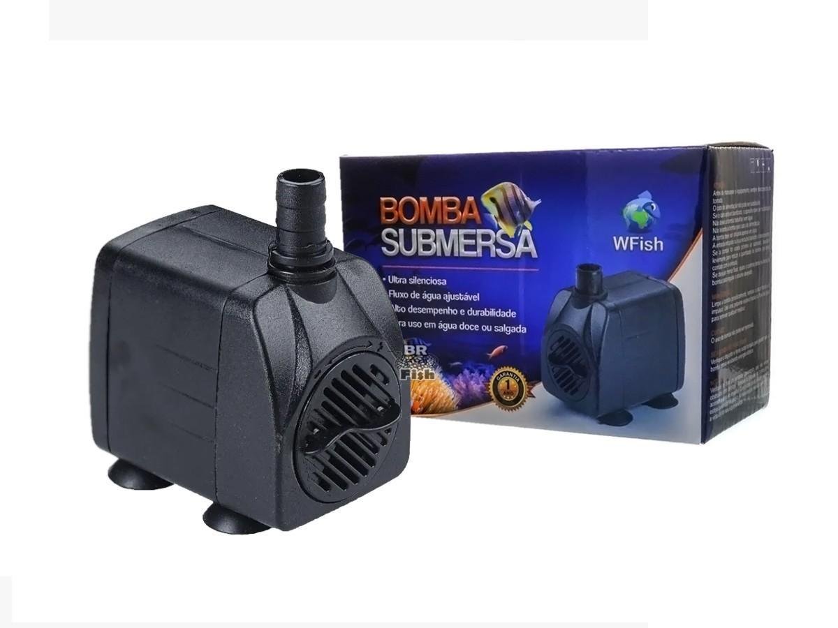 Bomba Submersa Wf-650 Wfish 650l/h para Aquários Fontes 220v