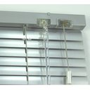 Ver imagem 5 de Persiana Horizontal 25mm Alumínio Crisdan Largura 1,70 X 1,20 Altura Prata