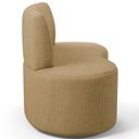 Ver imagem 6 de Sofá 2 Lugares 140cm Orgânico para Sala de Estar Living Larissa L02 Linho Bege Escuro - Lyam Decor