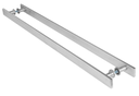Ver imagem 1 de Puxador Inox Escovado Barra Chata 1 Metro Todas Portas