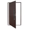 Porta de Alumínio Pivotante Lambril 210x100cm com Puxador Corten Super Brimak - 1