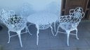 Ver imagem 2 de Conjunto de Mesa para Jardim Floral em Alumínio Fundido Unifer Móveis
