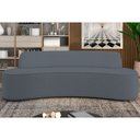 Ver imagem 2 de Sofá 2 Lugares para Sala de Estar Living 150cm Koane D06 Linho Mescla Chumbo - Mpozenato