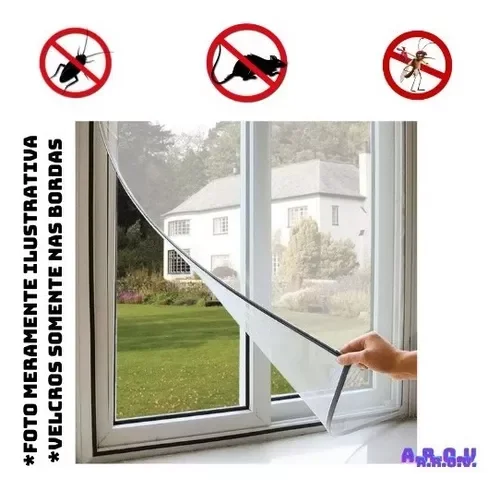 Tela Mosqueteira para Proteção Animais e Insetos 105x105cm - 2