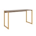 Ver imagem 1 de Mesa Escrivaninha Industrial Desk 90 Color Quarto Escritório Canela Dourado