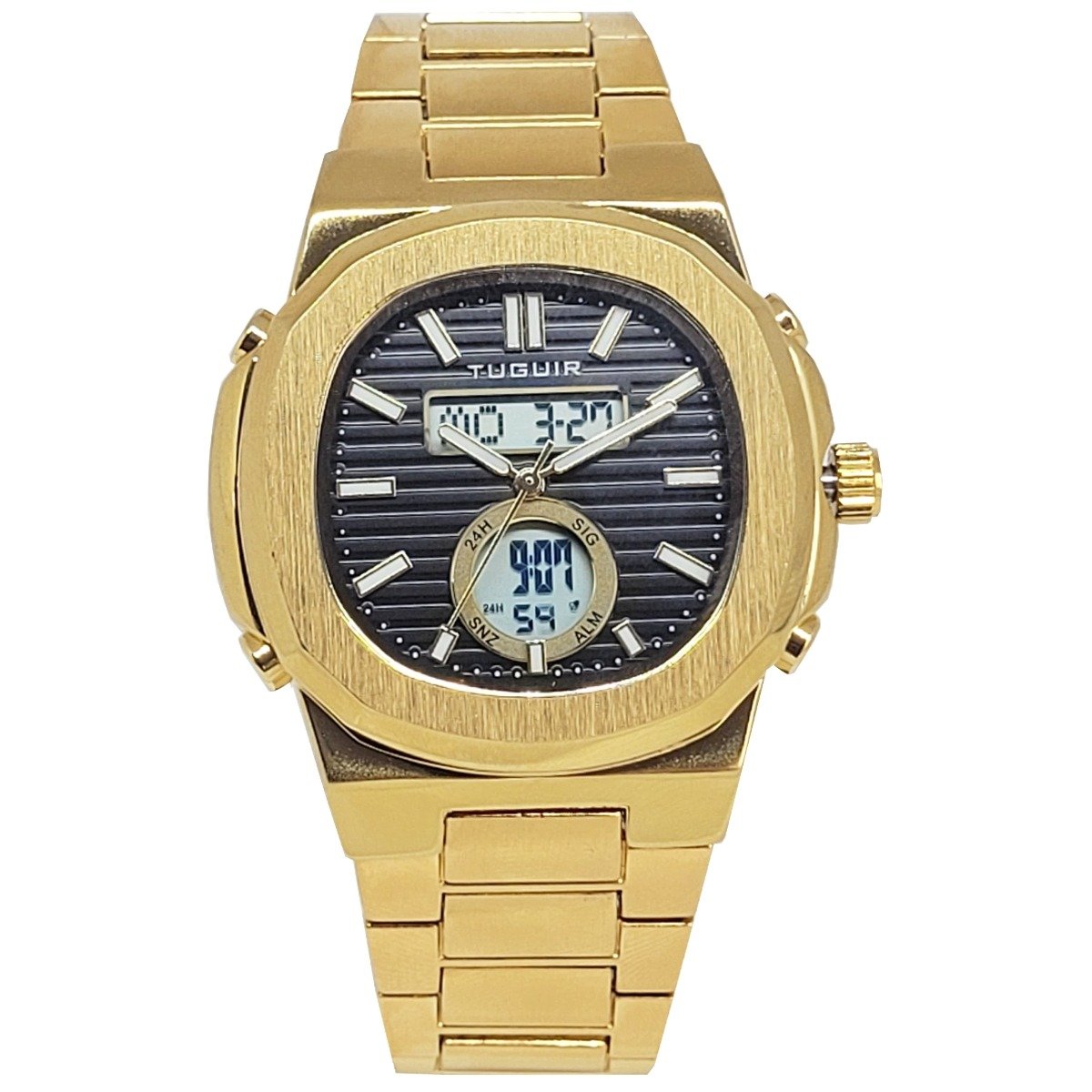 Relógio Masculino Tuguir Anadigi Tg30332 Dourado